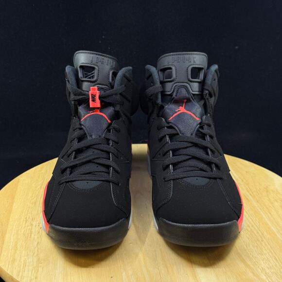 Nike Air Jordan 6 “Infrared Salesman” Black LT Crimson CT8529-001 Men\'s Size 8.5